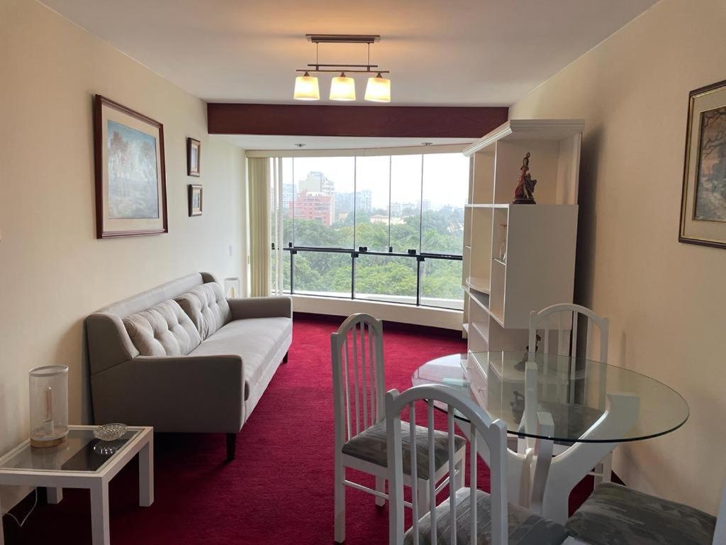 דירות לימה Acogedor Dpto En San Isidro Excelente Vista, Piscina Y Wifi מראה חיצוני תמונה